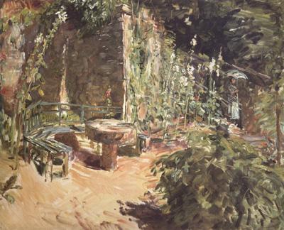 Max Slevogt Sunny Garden Corner in Neukastel (nn02) china oil painting image